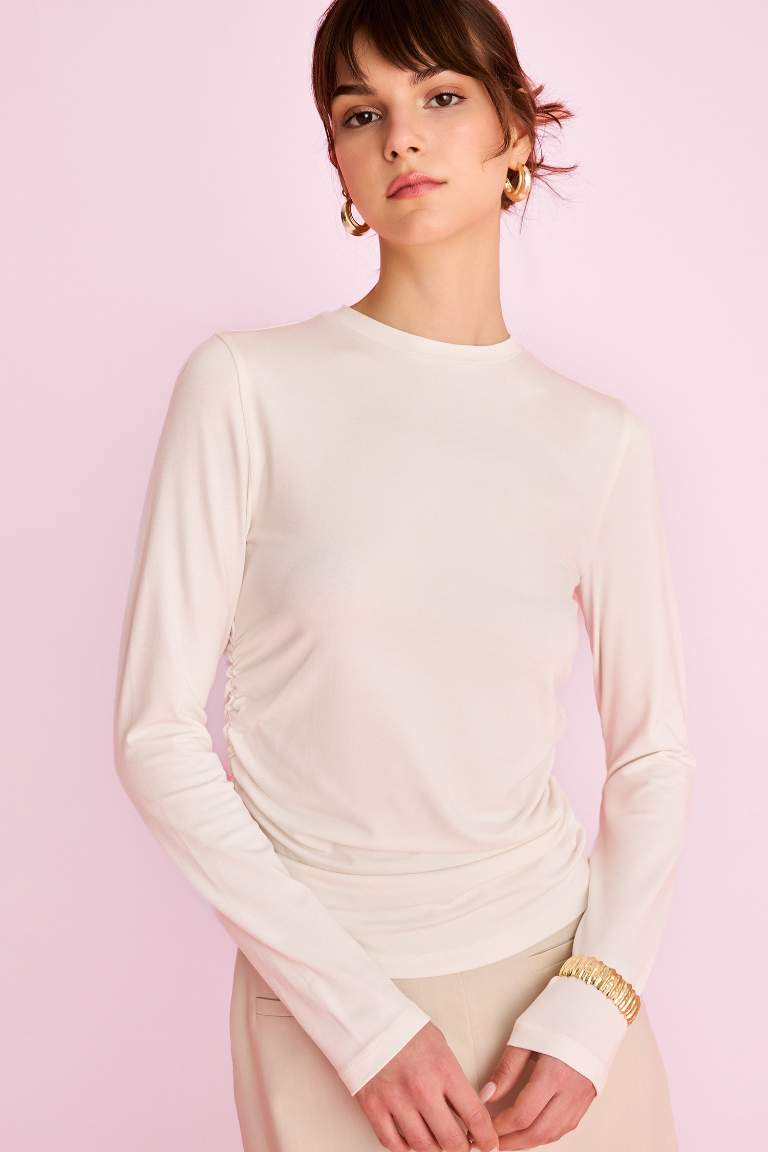 Basic Long Sleeve T-Shirt Tunic