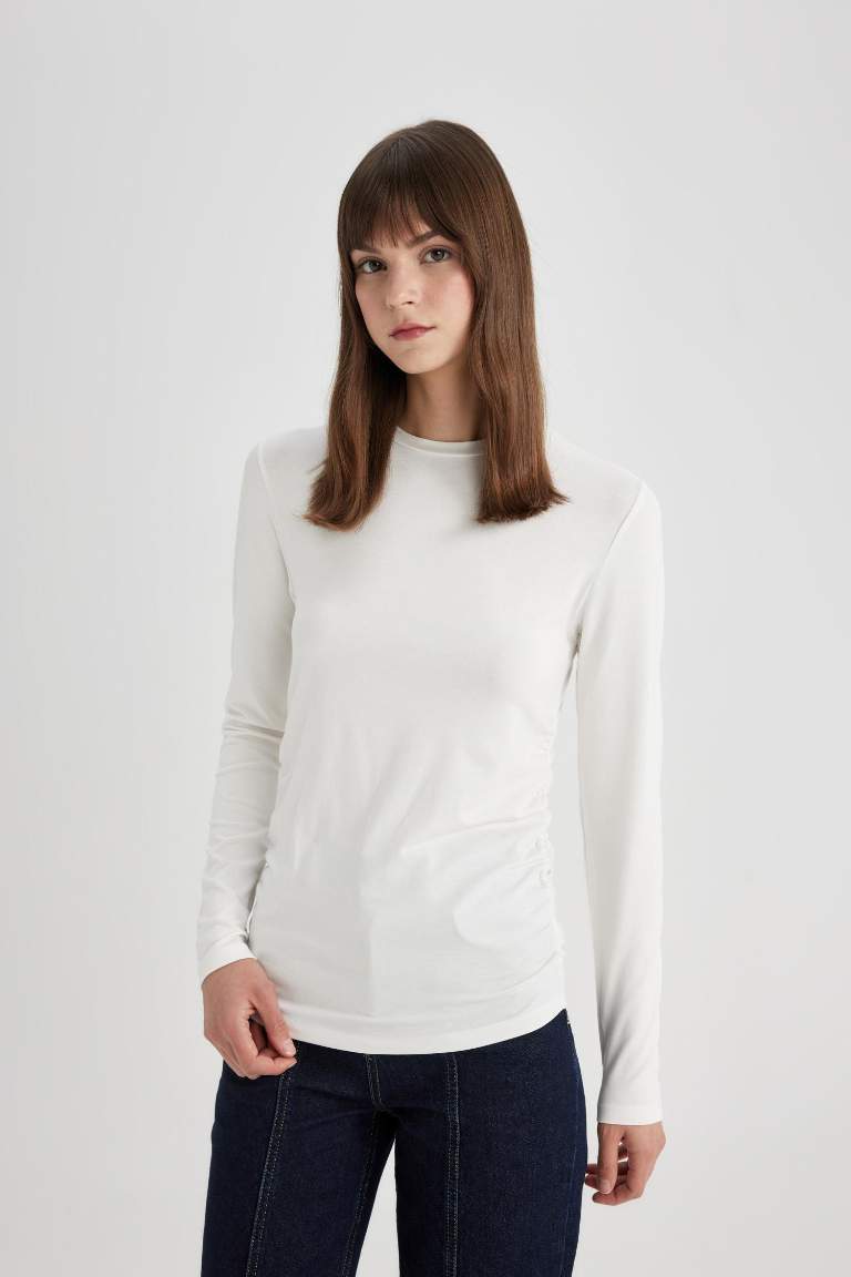 Basic Long Sleeve T-Shirt Tunic