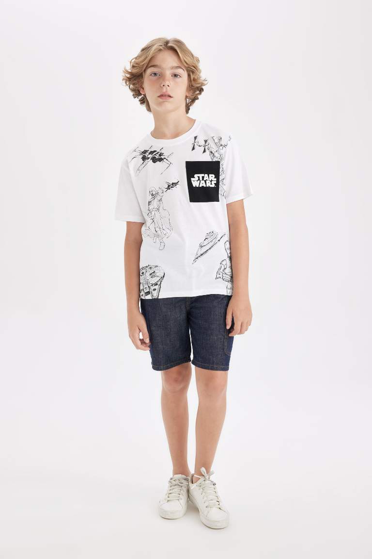 Boy Star Wars Crew Neck Short Sleeve T-Shirt