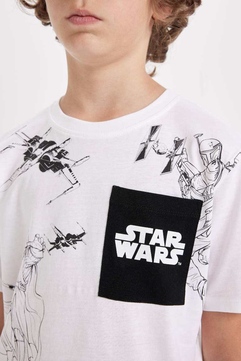 Boy Star Wars Crew Neck Short Sleeve T-Shirt