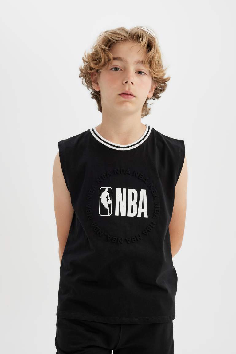 Boy Regular Fit NBA Licensed Tank Top