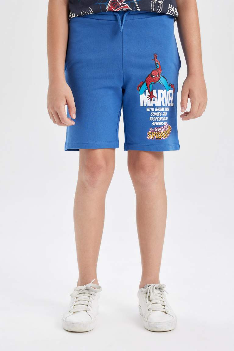 Regular Fit Licensed by Marvel Normal Waist Shorts