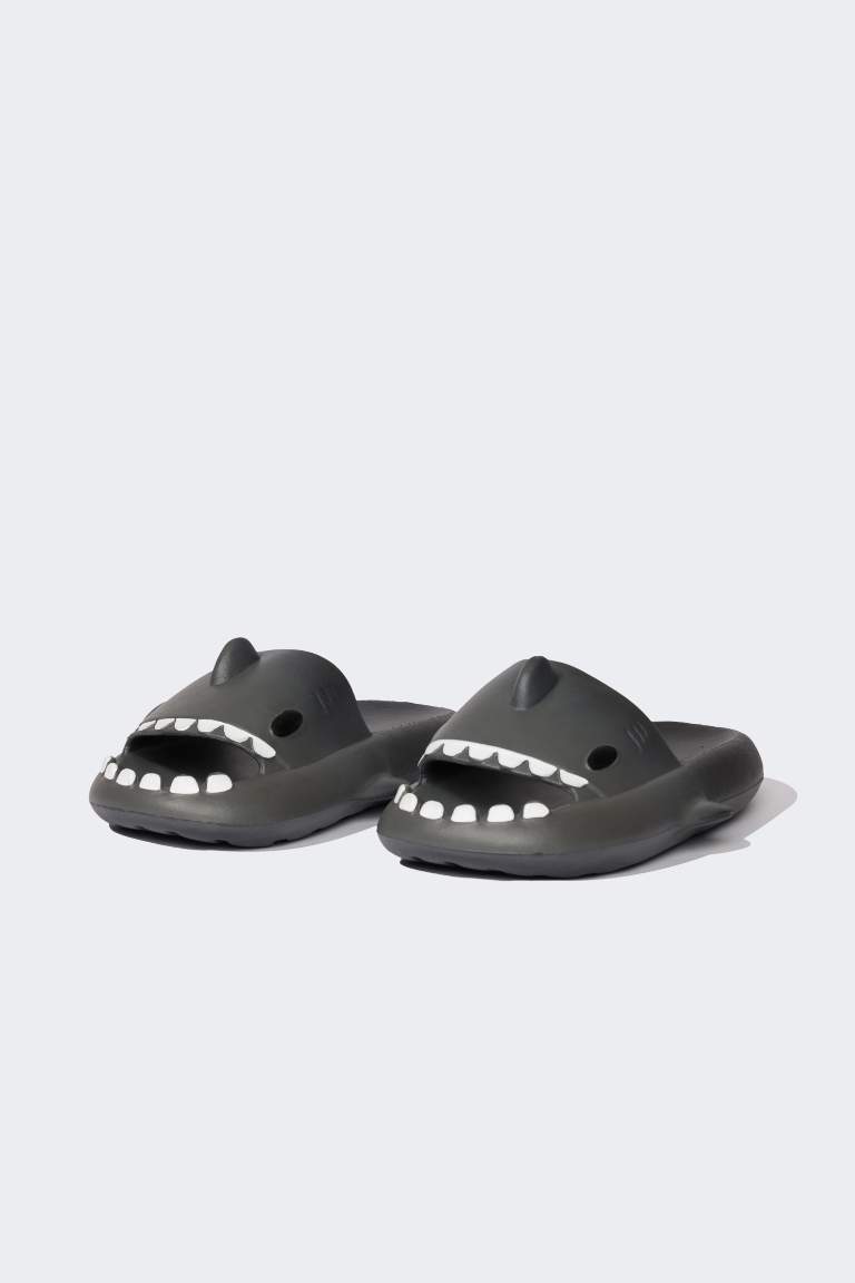 Boy High Sole Single Band Eva Slippers