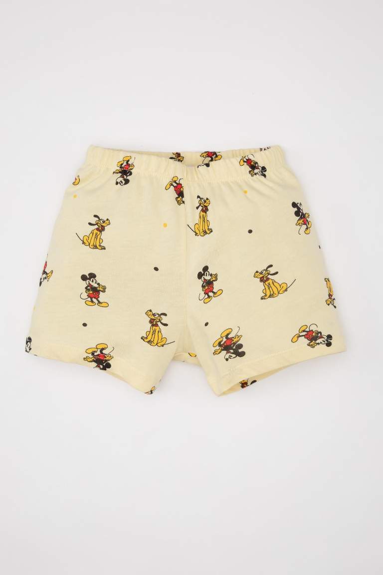 Baby Boy Disney Mickey & Minnie Short Sleeve Cotton 2 Piece Pajama Set