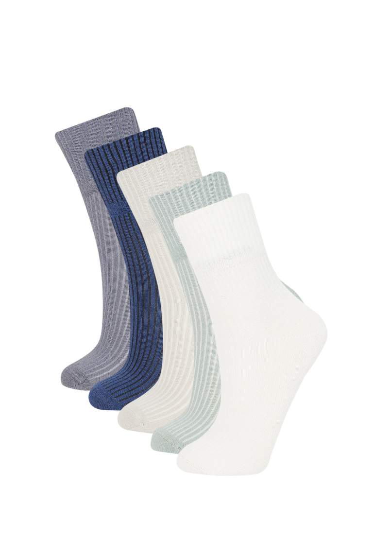 Chaussettes Longues Coton pour Garçon - 5 Paires