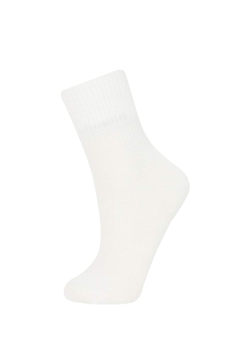 Boy 5 Piece Cotton Long Socks