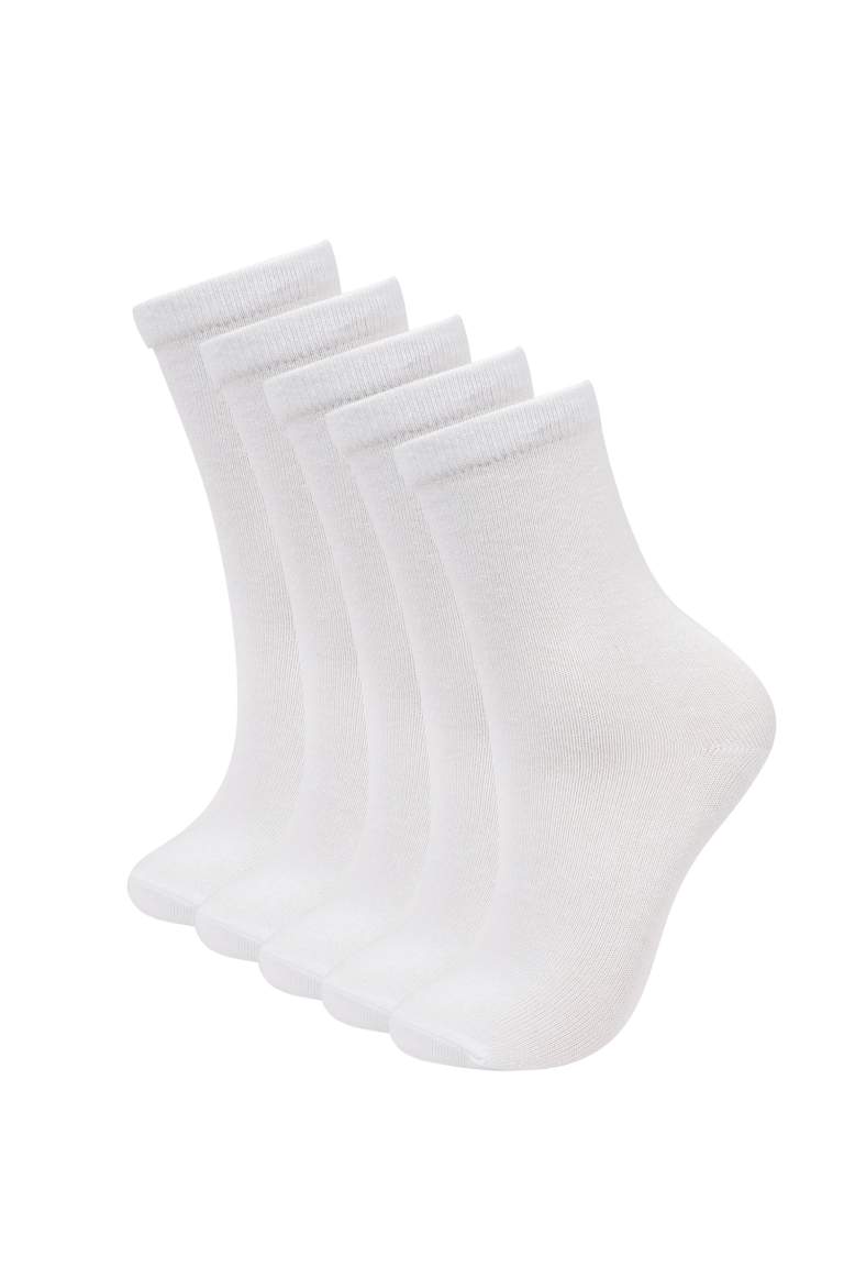 Boy 5 Piece Cotton Long Socks