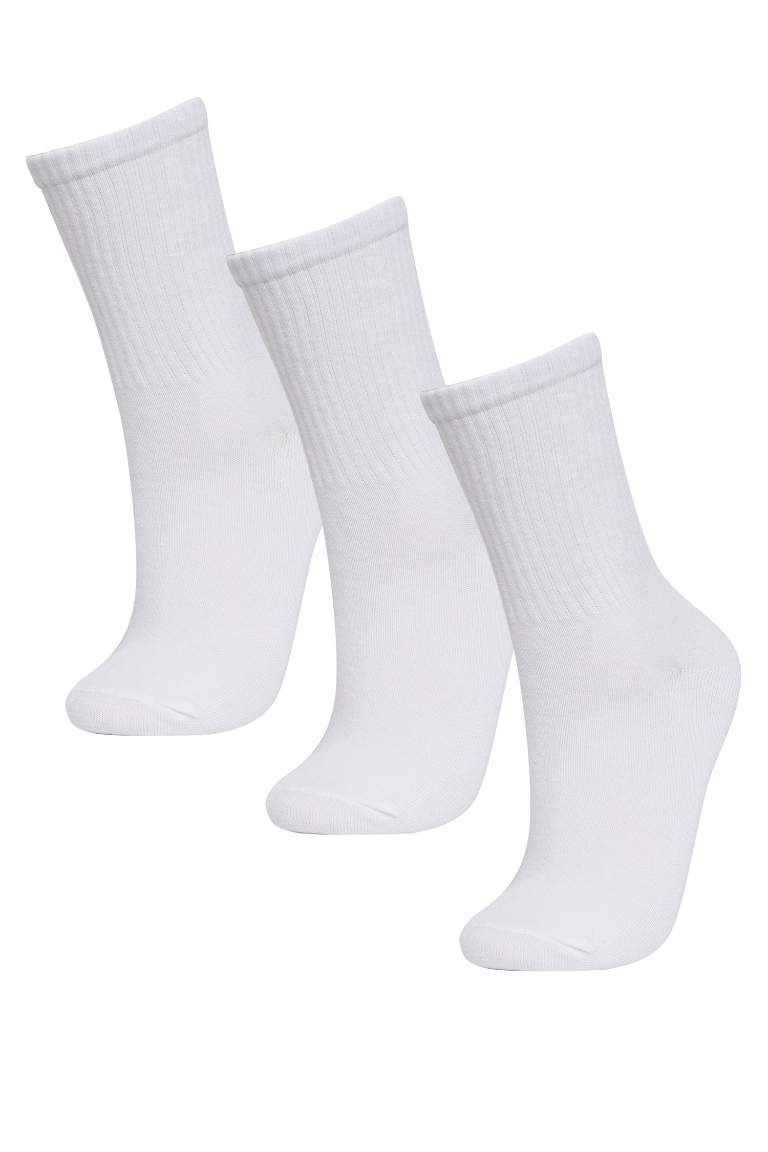 Lot de 3 Paires de Chaussettes Longues En Coton Pour Garçon