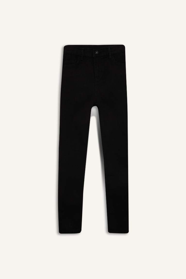 Erkek Çocuk Slim Fit Dar Kesim Düz Paça Jean Pantolon