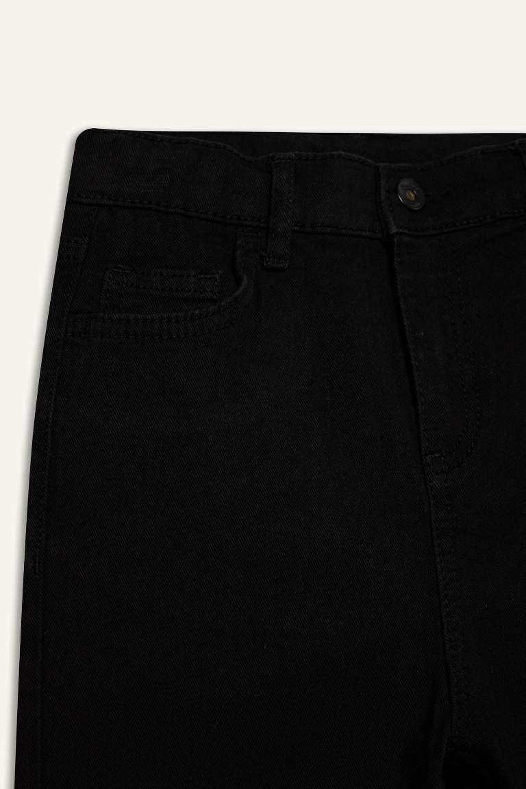 Erkek Çocuk Slim Fit Dar Kesim Düz Paça Jean Pantolon