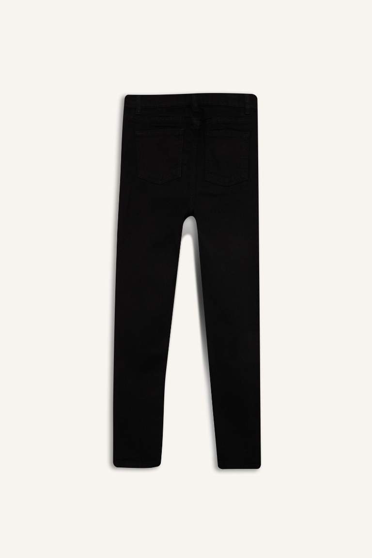 Erkek Çocuk Slim Fit Dar Kesim Düz Paça Jean Pantolon