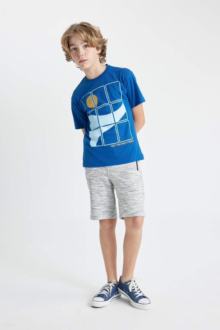 Boy Zipper Pocket Shorts