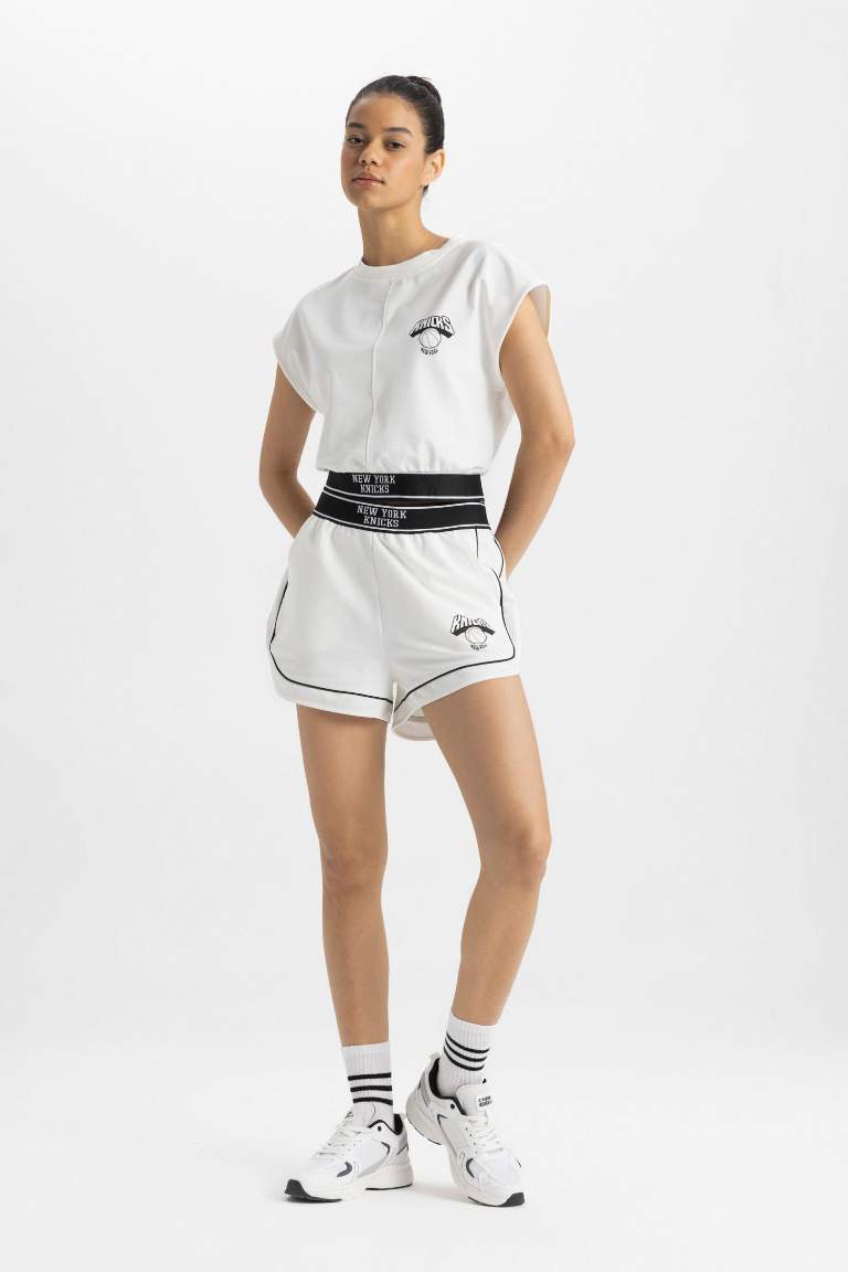 DeFactoFit NBA New York Knicks Crop Shorts