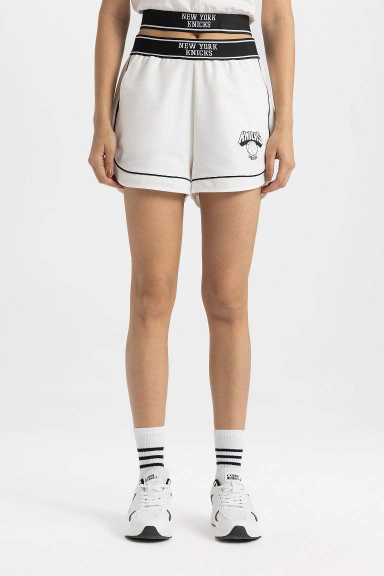 DeFactoFit NBA New York Knicks Crop Shorts