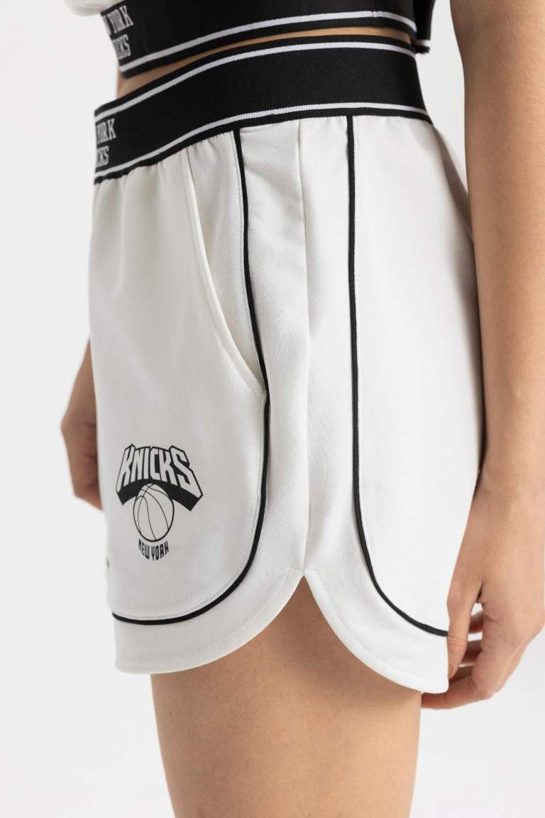 DeFactoFit NBA New York Knicks Crop Shorts