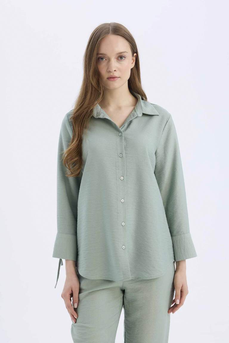 Regular Fit Basic Long Sleeve Shirt