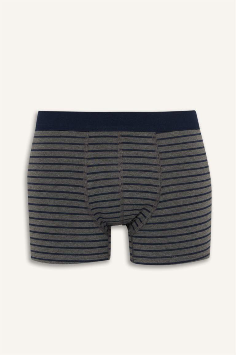 Regular Fit Şal Desenli 3'lü Boxer