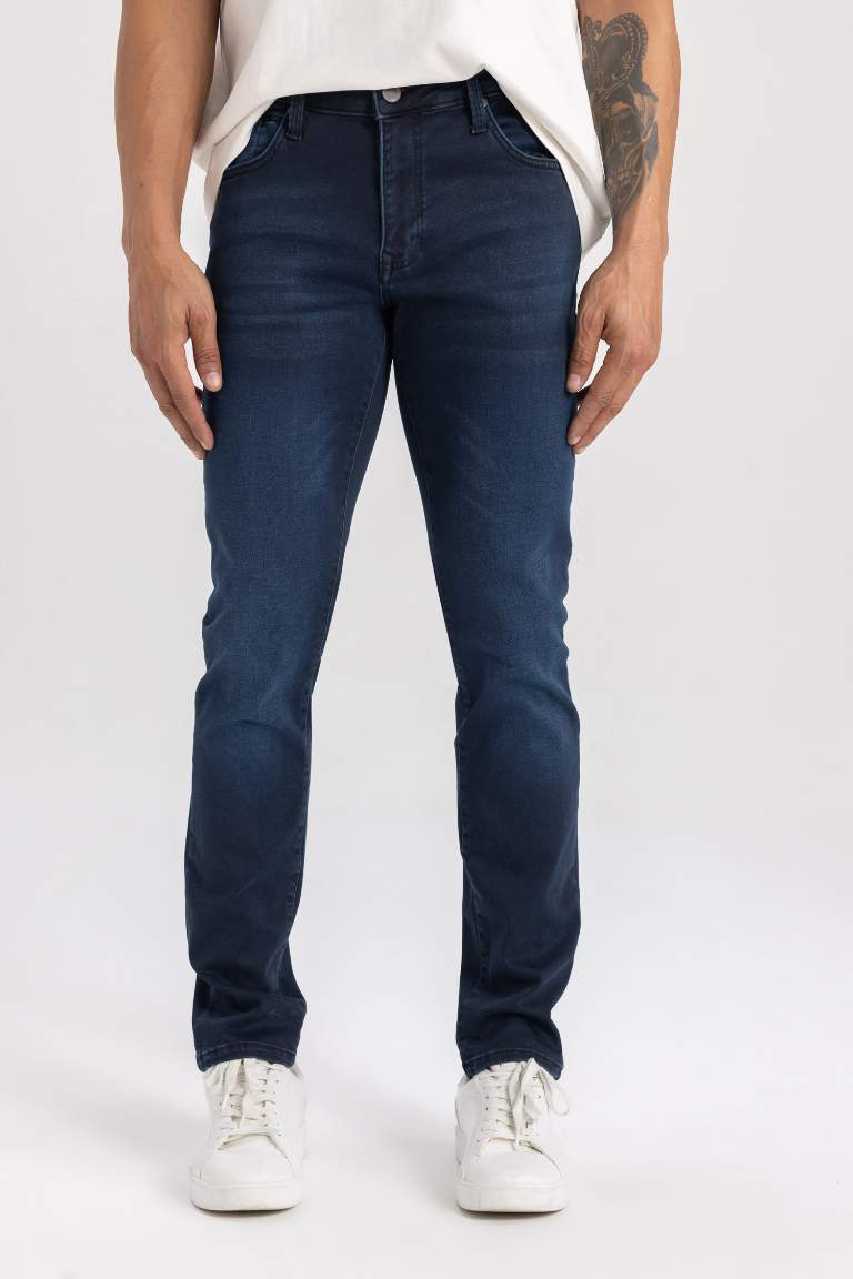 Jean Coupe slim à taille normale