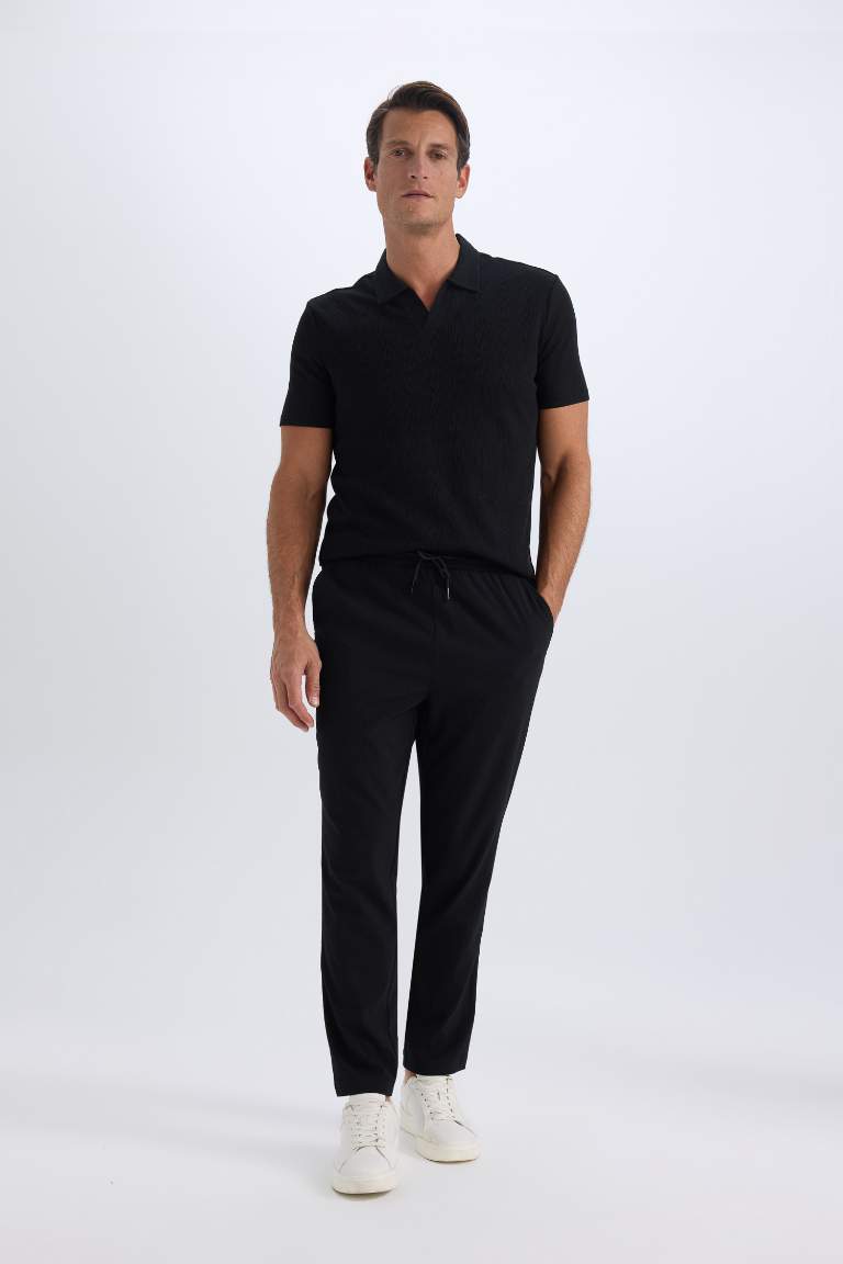 Relax Fit Regular Hem Trousers