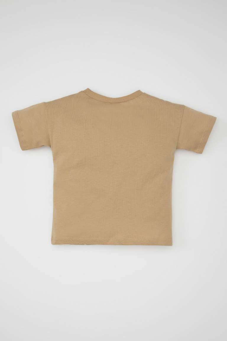 Baby Boy Crew Neck Printed Short Sleeve T-Shirt