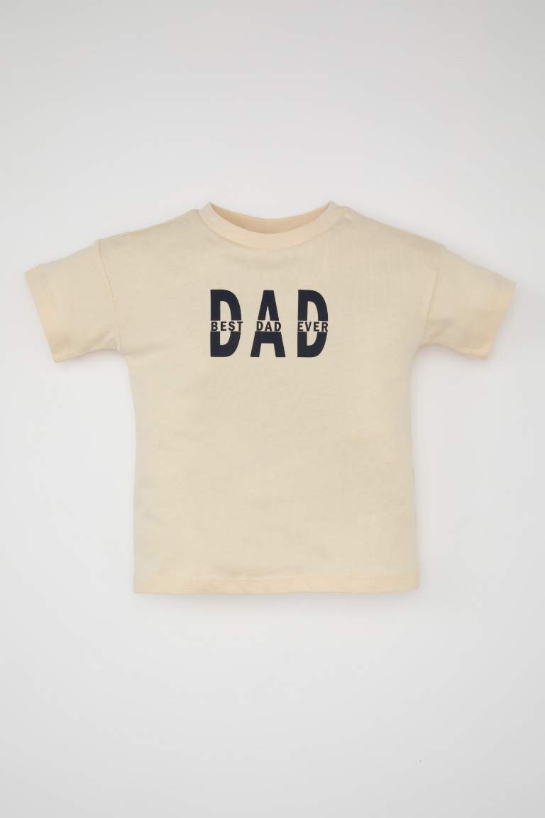 Baby Boy Crew Neck Printed T-Shirt