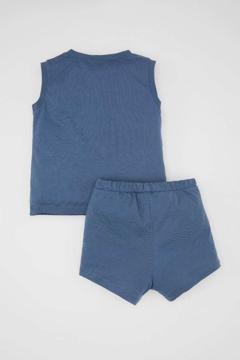 Baby Boy Printed T-Shirt Shorts 2 Piece Set