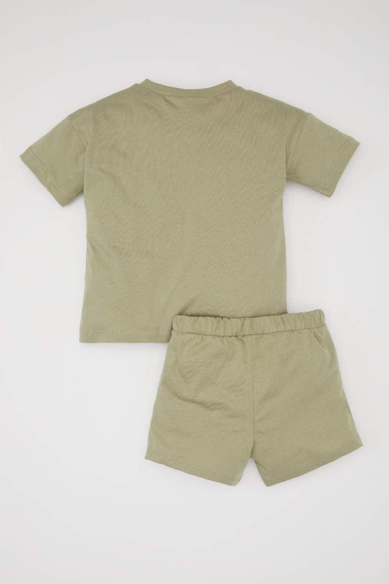 Baby Boy Printed T-Shirt Shorts 2 Piece Set