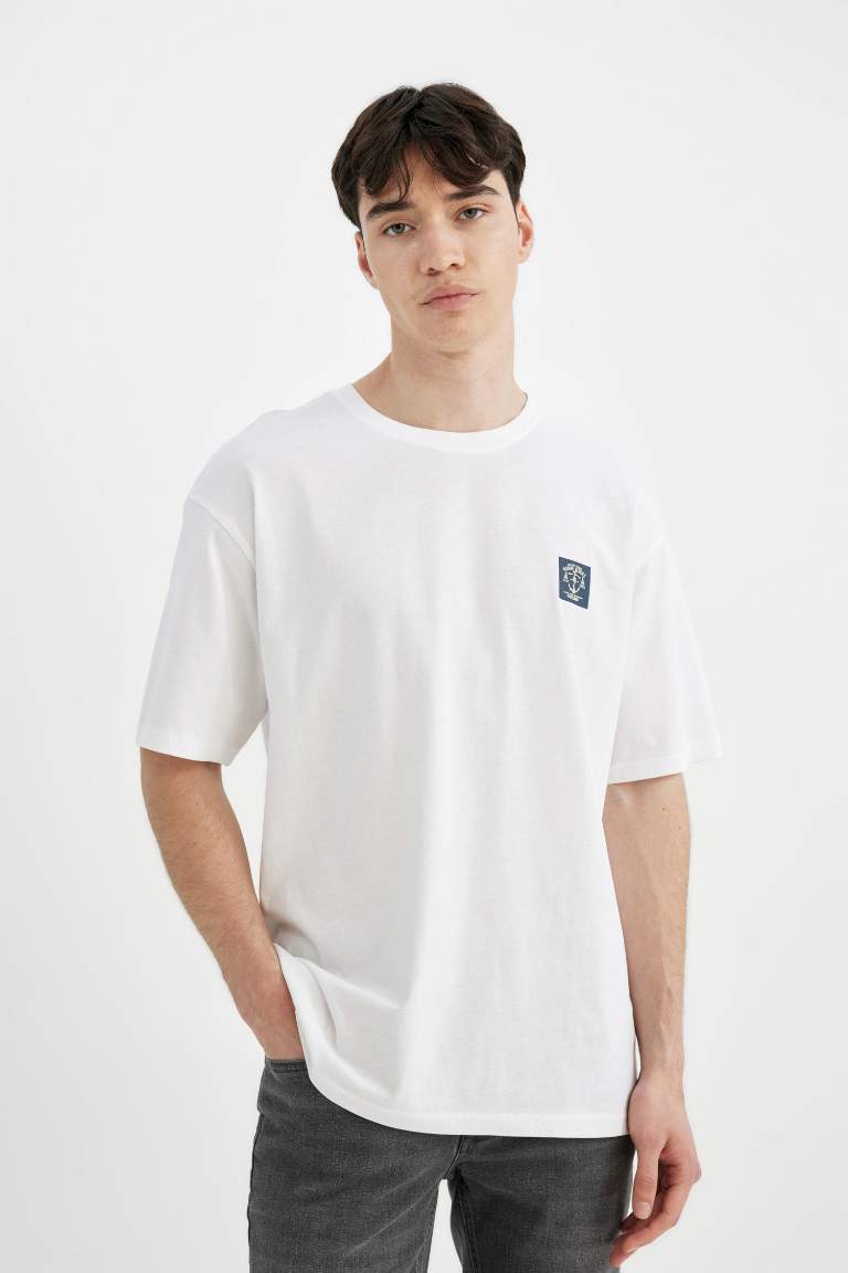 Comfort Fit Crew Neck Printed T-Shirt