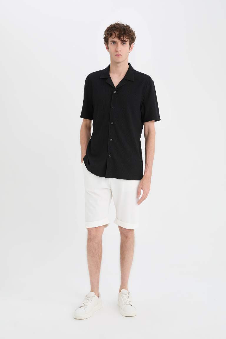 Modern Fit Resort Neck Short Sleeve Shirt