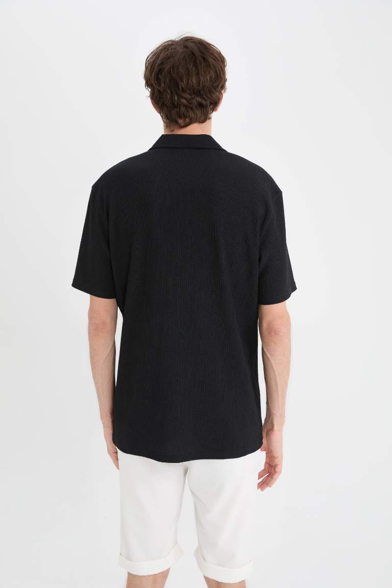 Modern Fit Resort Neck Short Sleeve Shirt