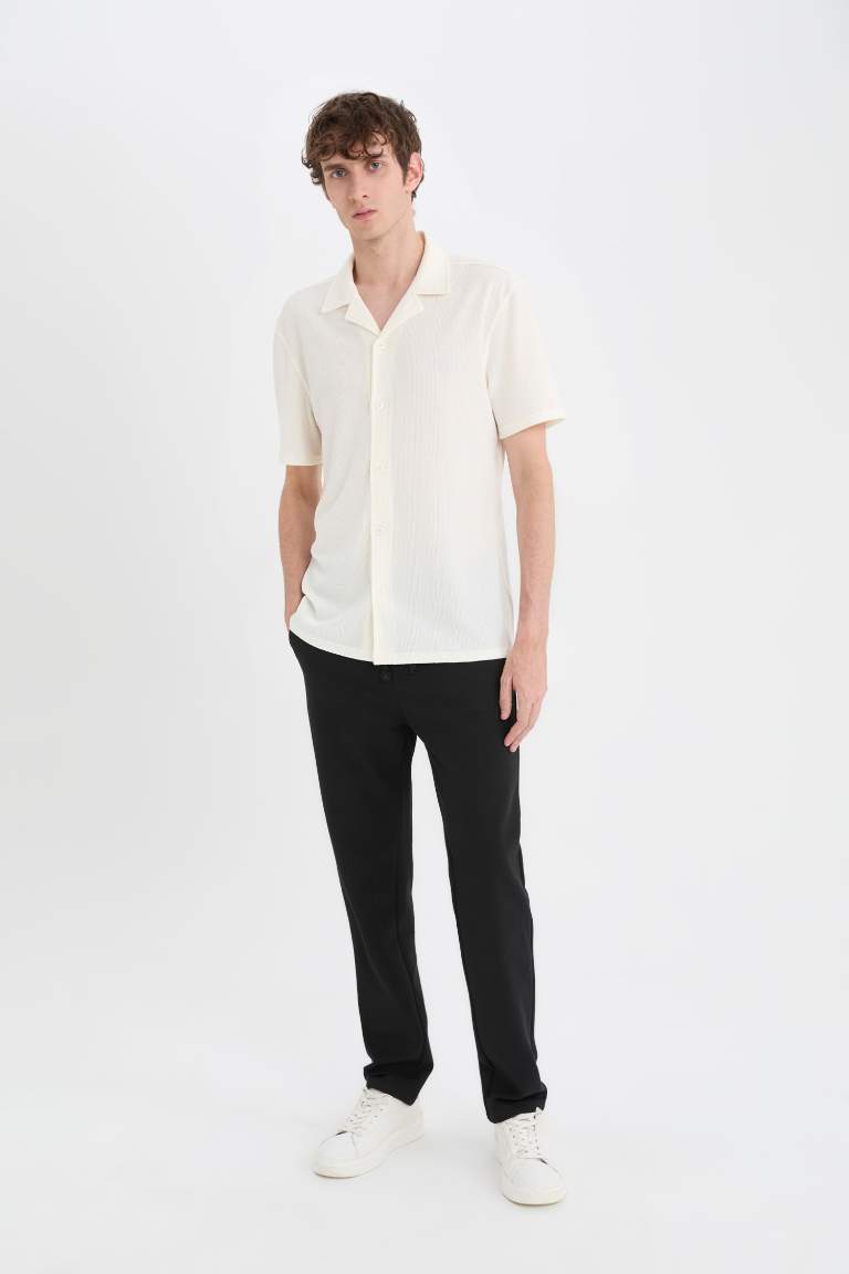 Modern Fit Resort Neck Short Sleeve Shirt