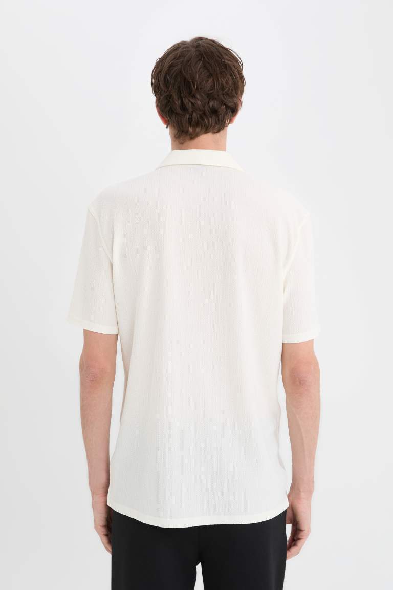 Modern Fit Resort Neck Short Sleeve Shirt