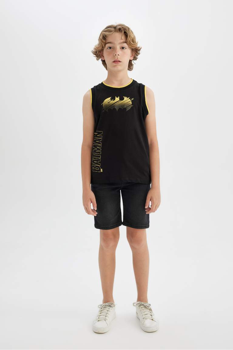 Boy Batman Crew Neck Sleeveless T-Shirt