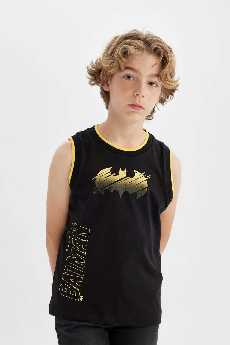 Boy Batman Crew Neck Sleeveless T-Shirt