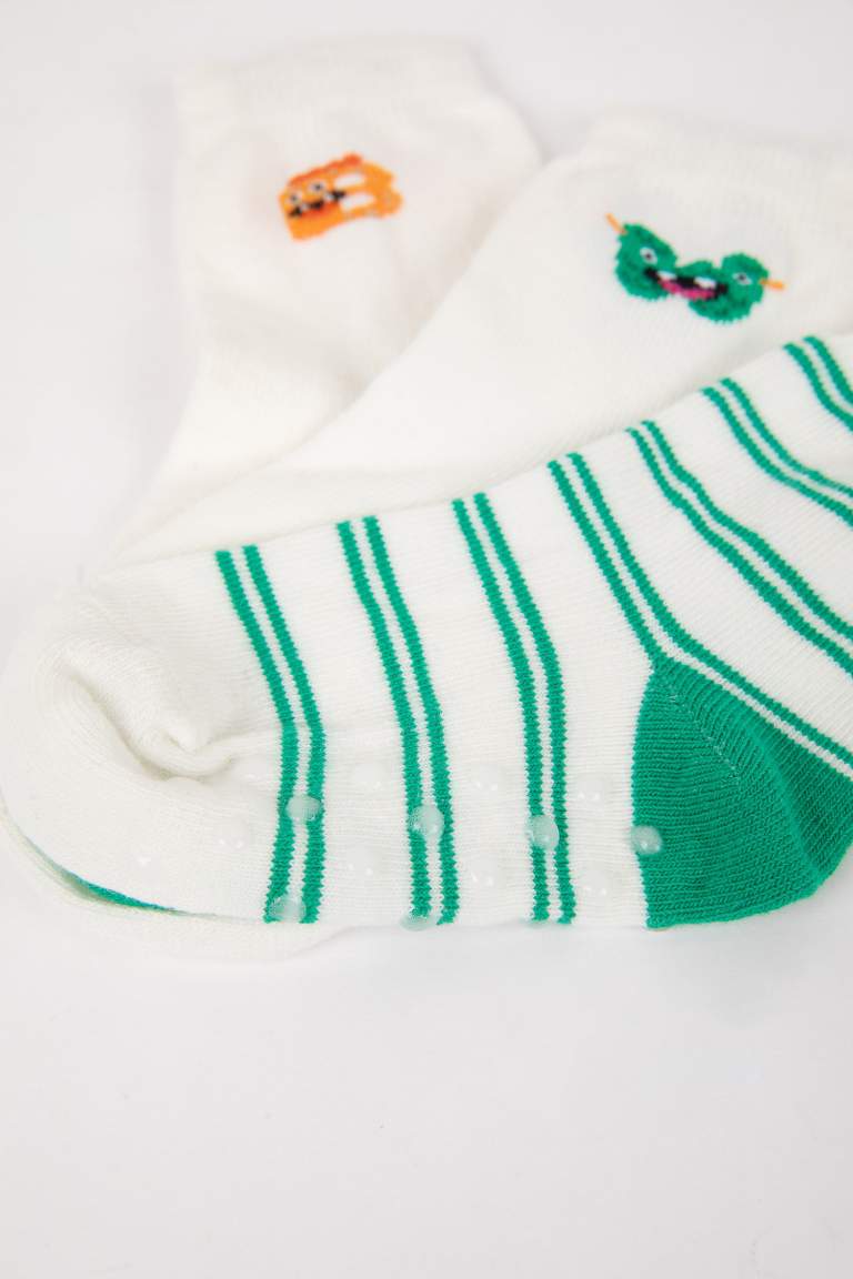 Lot de 3 paires de Chaussettes Longues en Coton pour Bébé Garçon