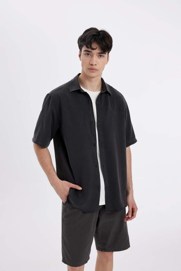 Chemise à manches courtes Coupe régulière