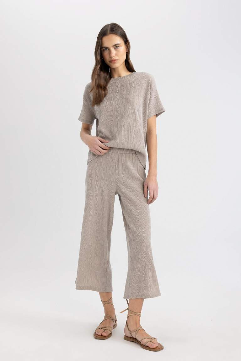 Брюки Wide Leg со средней талией