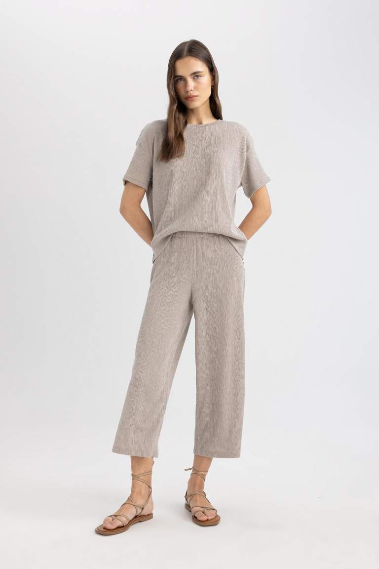 Брюки Wide Leg со средней талией
