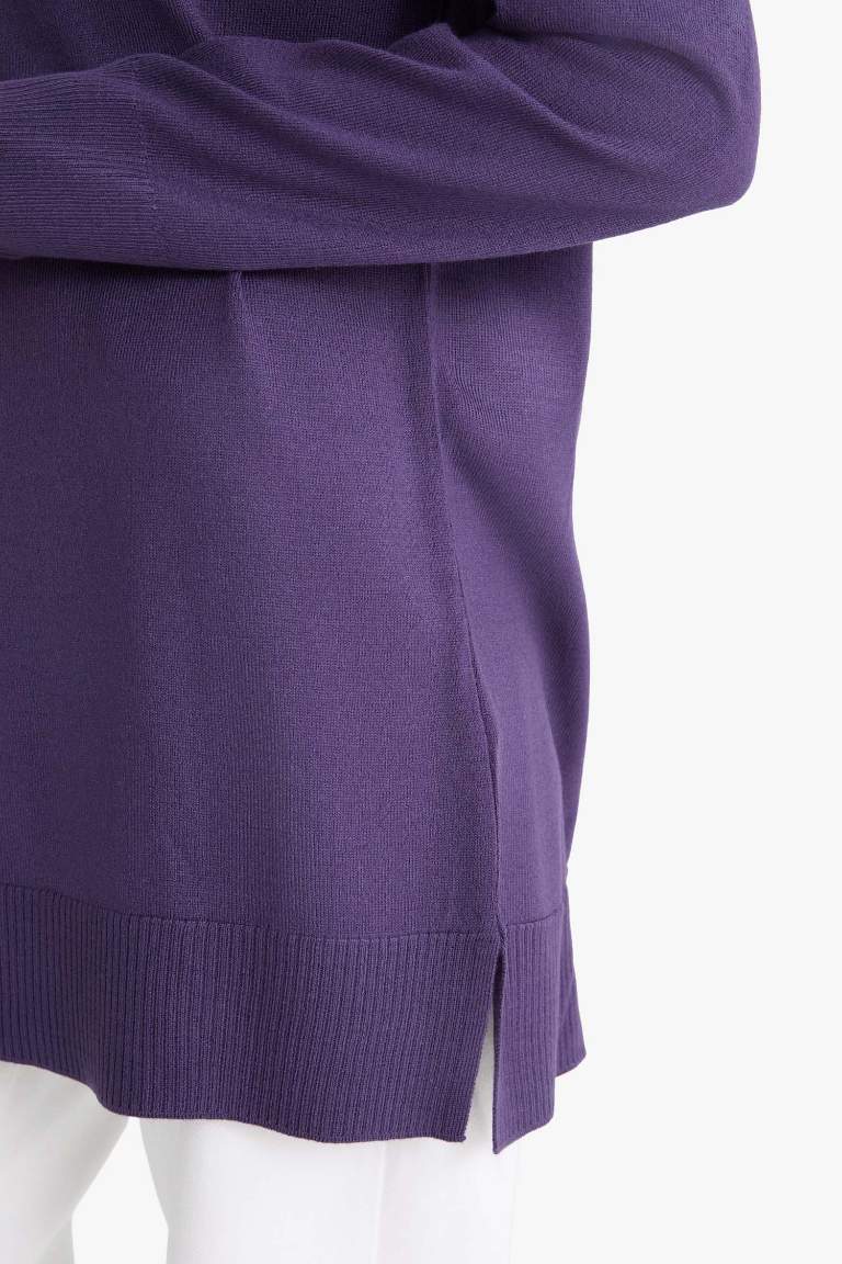 Regular Fit Crew Neck Tunic