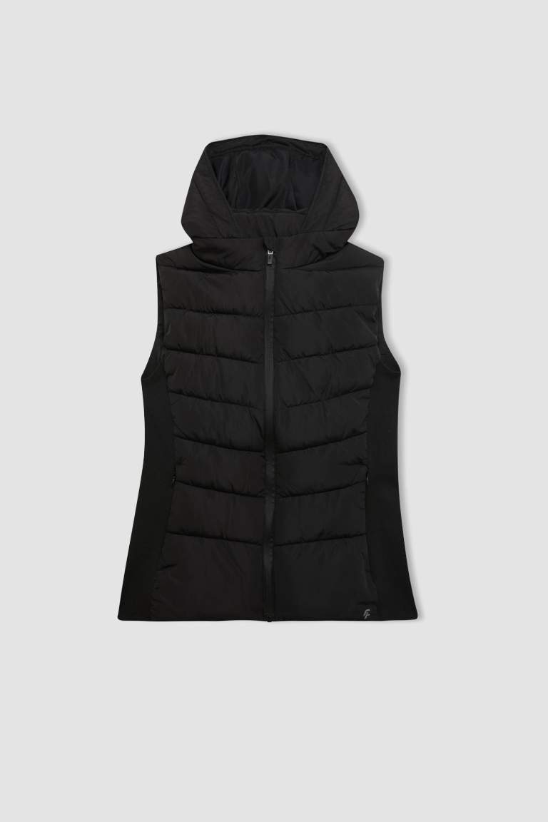 DeFactoFit Waterproof Slim Fit Sports Puffer Vest