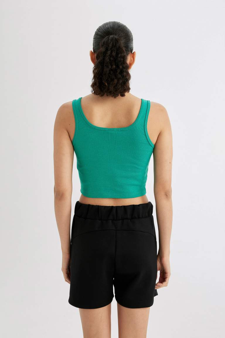 DeFactoFit NBA Boston Celtics Ribbed Crop Top