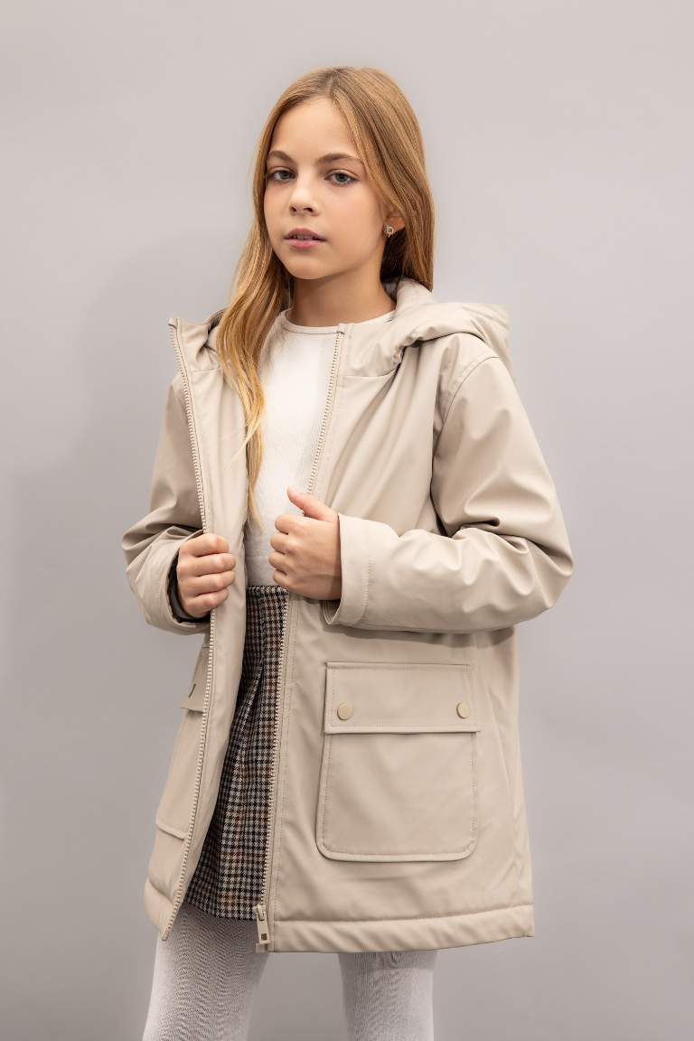 Imperméable à Capuche pour Fille