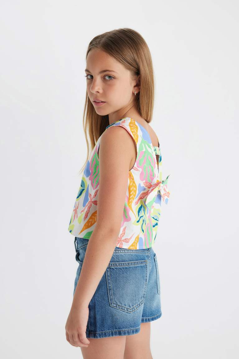 Girl Short Sleeve Blouse