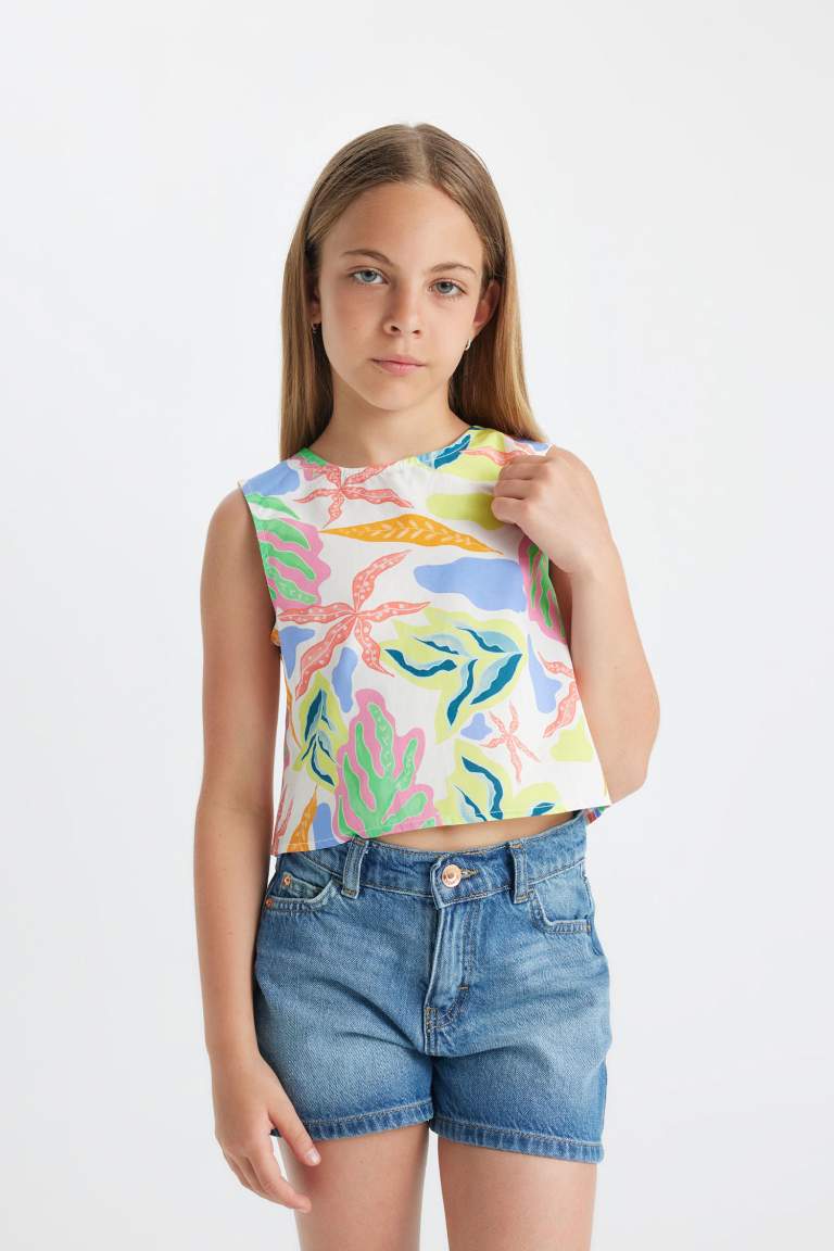 Girl Short Sleeve Blouse