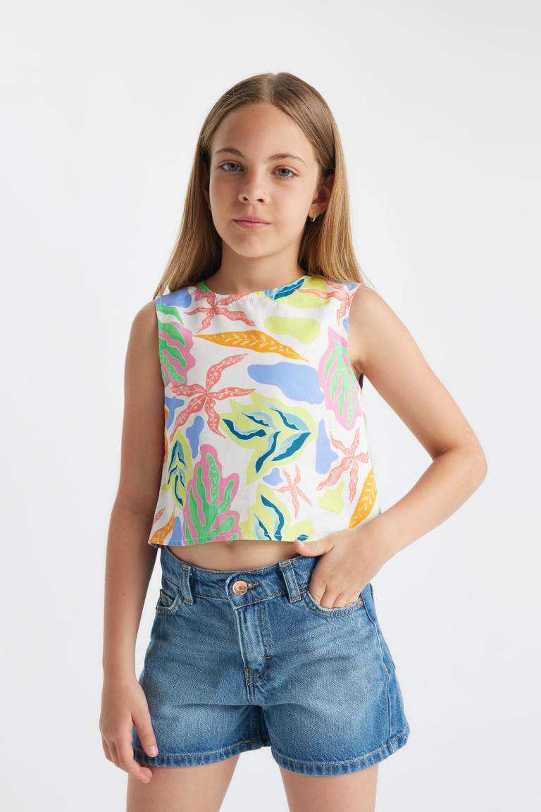 Girl Short Sleeve Blouse