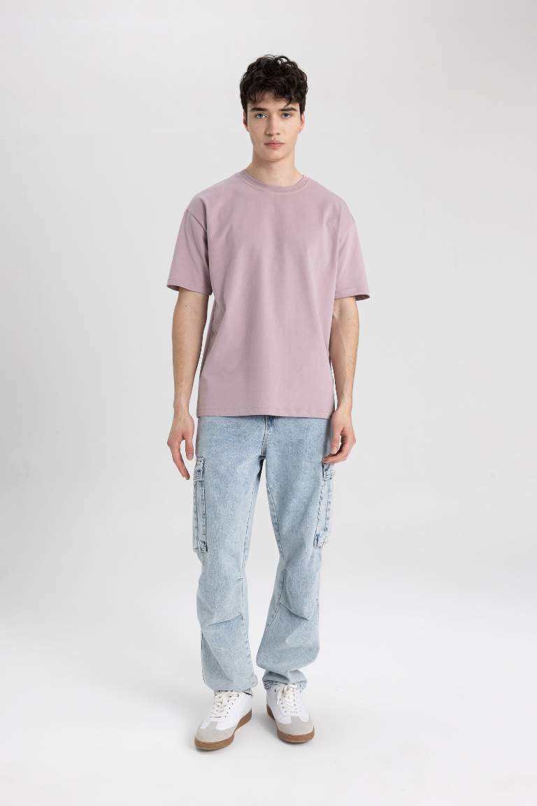 Boxy Fit Crew Neck T-Shirt