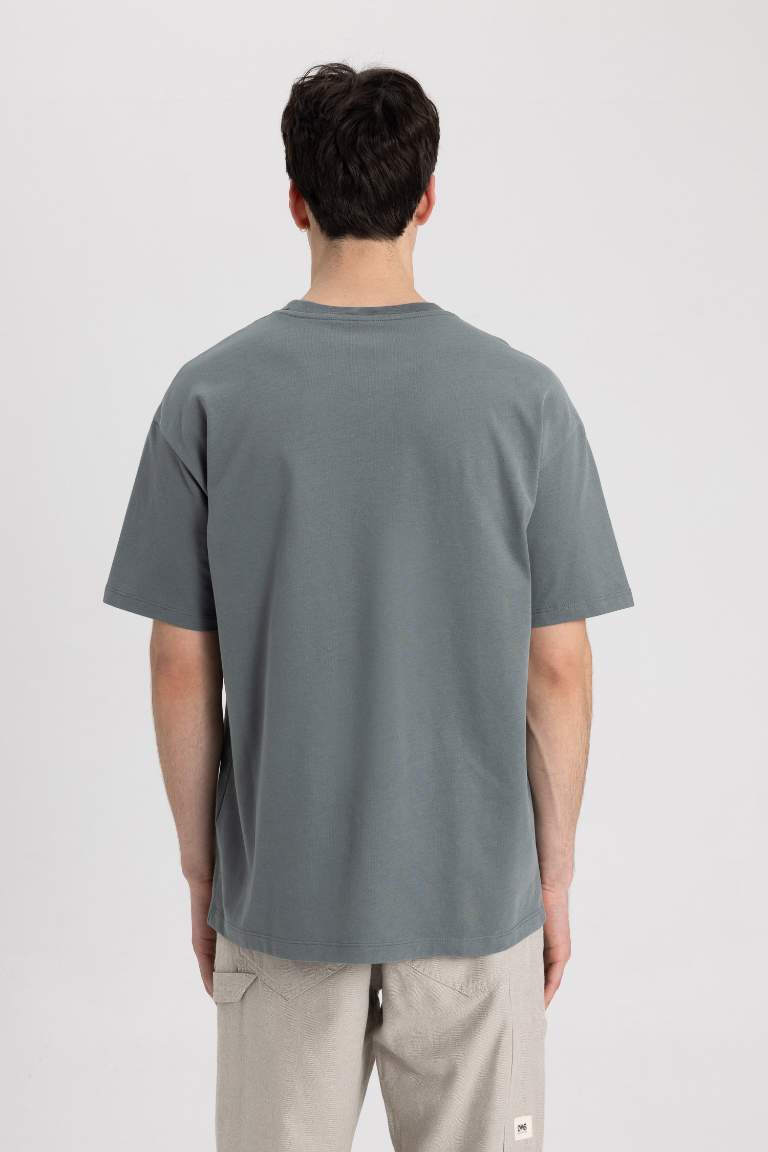 Boxy Fit Crew Neck T-Shirt