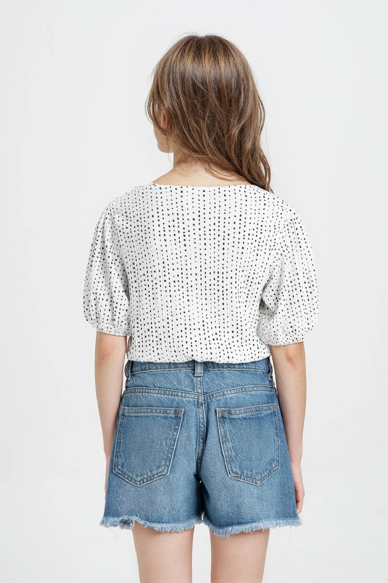 Футболка свободного кроя для девочек