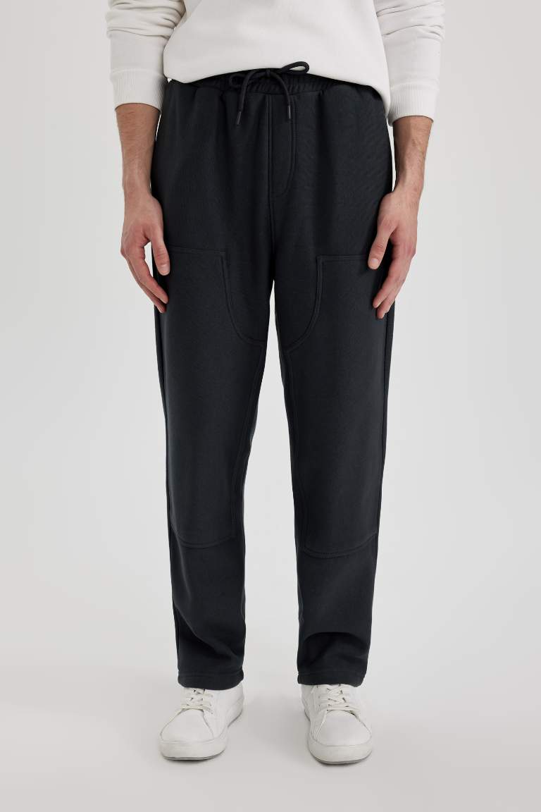 Oversize Fit Regular Hem With Pockets Sweatpants