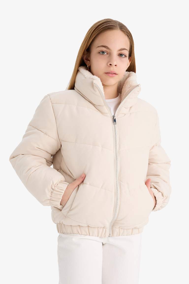 Kız Çocuk Pelüş Astar Mont